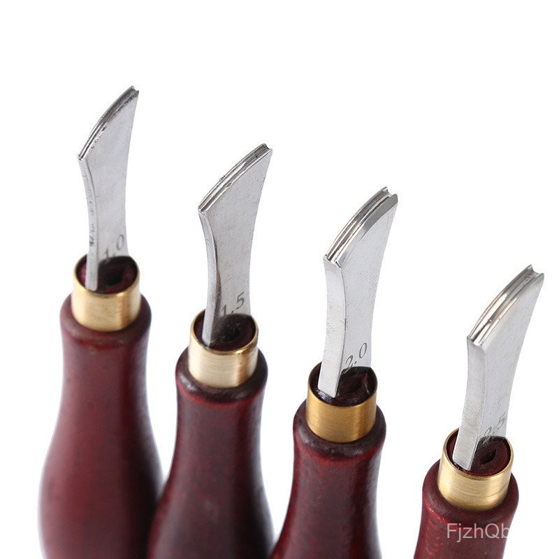 Edge Crimper Công cụ đa chức năng Crimper Hàng da thủ công Da tự làm Scribing Crimper Con lăn ZKNR