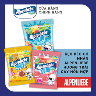 COMBO Kẹo dẻo có nhân Alpenliebe hương trái cây hỗn hợp Biển Xanh Long Lanh, Nho Nhí Nhánh và Tim Đào Ngọt Ngào