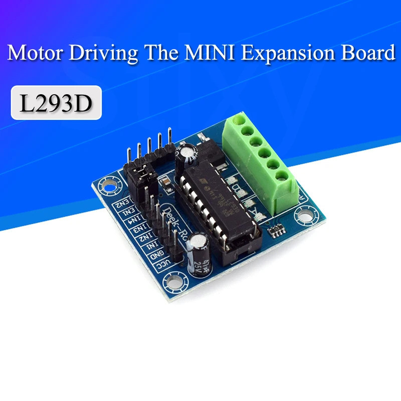 Stlxy L293D Động Cơ Lái Xe Bảng Mở Rộng MINI L293D Mô Đun Trình Điều Khiển Động Cơ Tiểu Cầu H