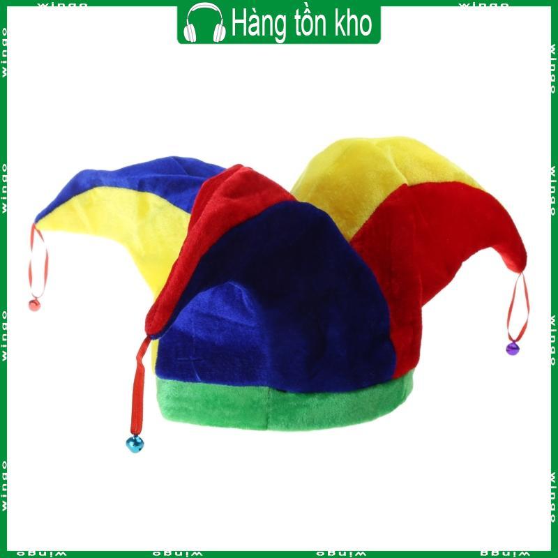 WIN Nhiều Màu 3Peak Ngộ nghĩnh Mardi Gras Mũ Chú Hề Cho Trang Phục Dự Tiệc Cho Diễu Hành Dre