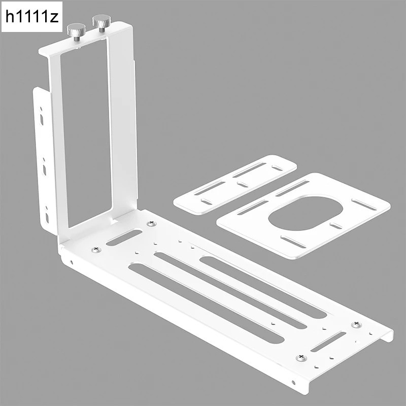 HUI Trắng GPU Gắn Giá Đỡ 2 Khe Đựng Thẻ Đồ Họa Có Phần Cứng eGPU Dock Bên Ngoài GPU Docking Station 