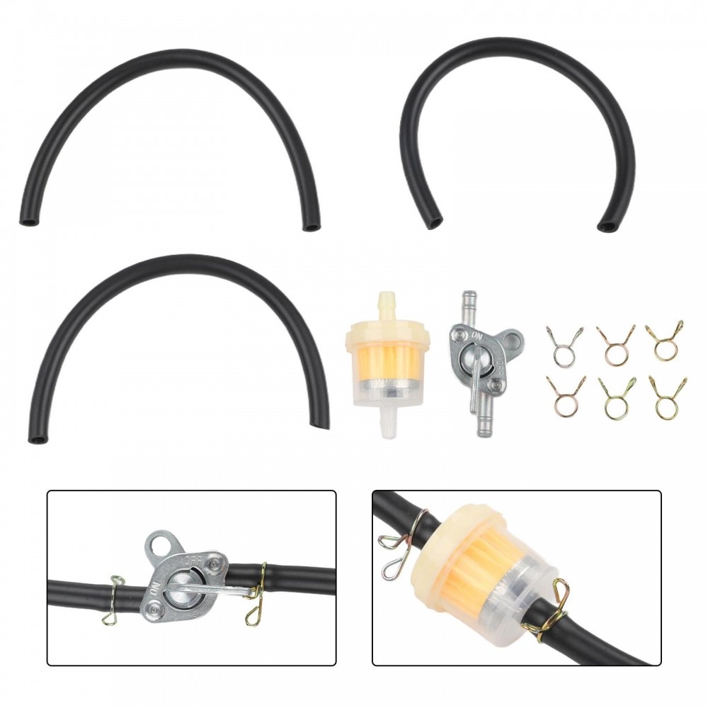[DOLLDOLL-VN]Gasoline Tap 17cm 5-6mm 6mm Filter Home & Garden Lawn Mower Accessories