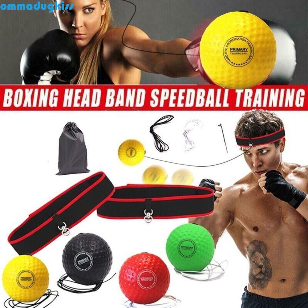 OMMAD Speed Reflex Fight Ball Phụ kiện Reflex Speed Training Head Band Phản hồi nhanh Tập thể dục He