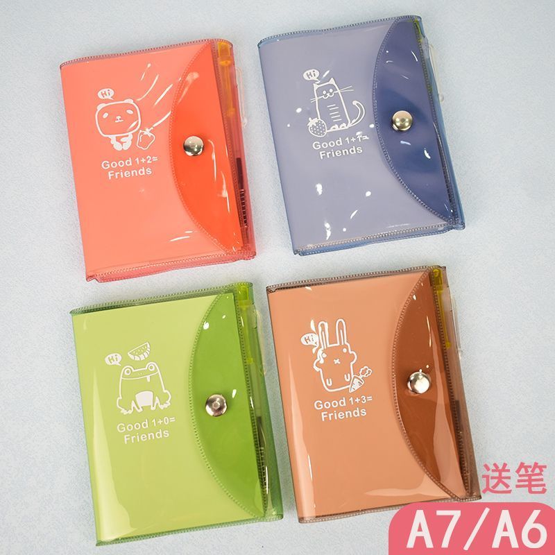 Mini a7 Cao Su Nhỏ Notebook Học Sinh Sổ Tay a6 Sổ Tay Di Động Bỏ Túi Notepad Di Động Nút Nhỏ Noteboo