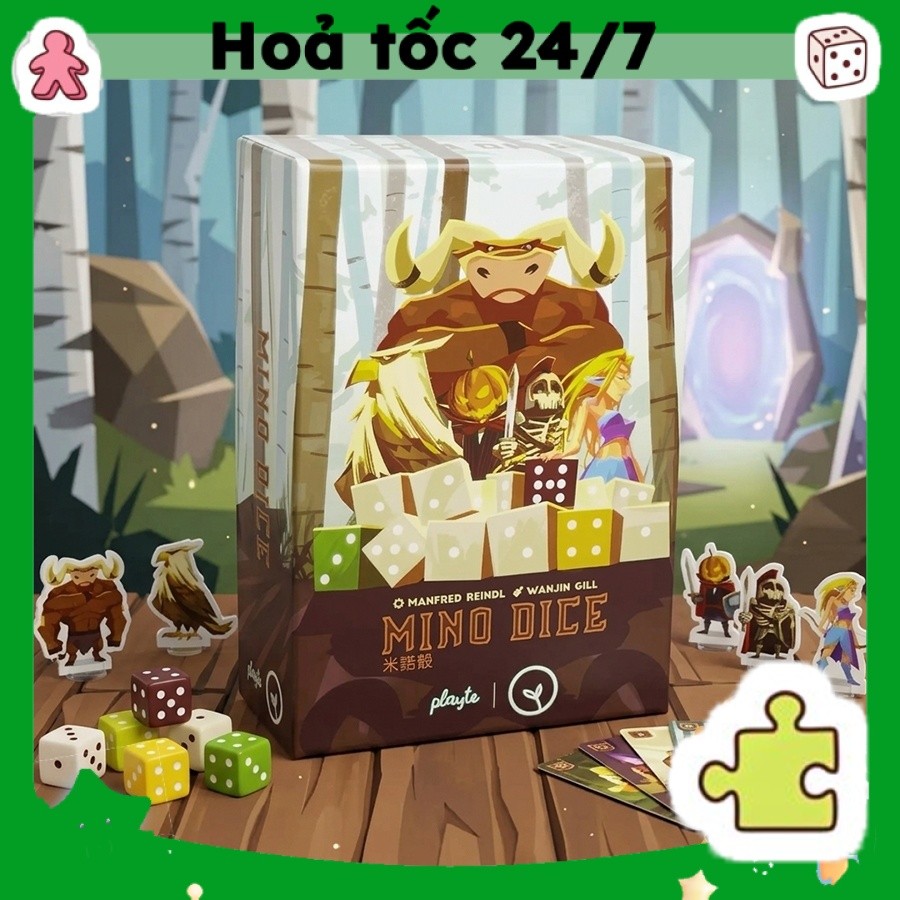 Boardgame Mythical Dice Mino Dice