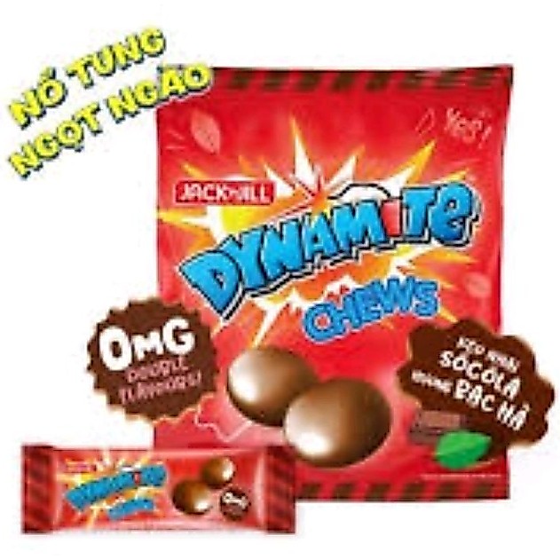 Kẹo Nhai Có Nhân Dynamite Chews 125gr
