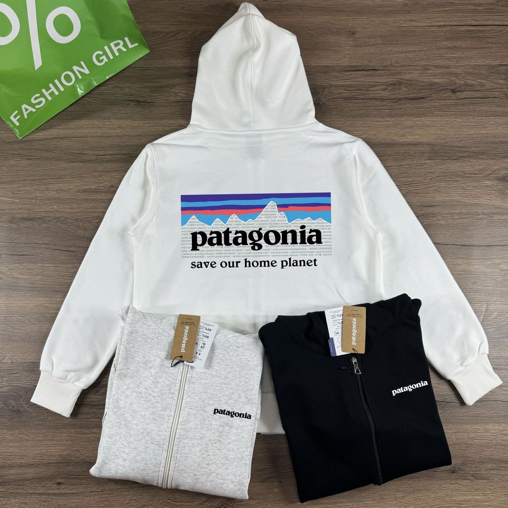 9506 pata Mountain-style outdoor hoodie with mountain letter print, zip-up jacket, top hoodie