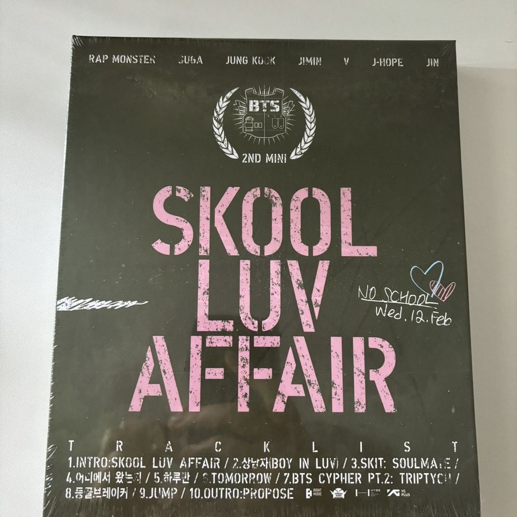 Chưa tháo dỡ BTS BTS BTS skool luv affair mini 2 màu xanh lá cây