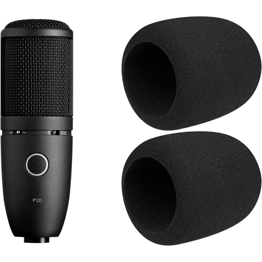 Bộ lọc Pop cho Micro ngưng tụ AKG P120 / P220 / P420, Tấm che kính chắn gió bảo vệ Mic - Đen