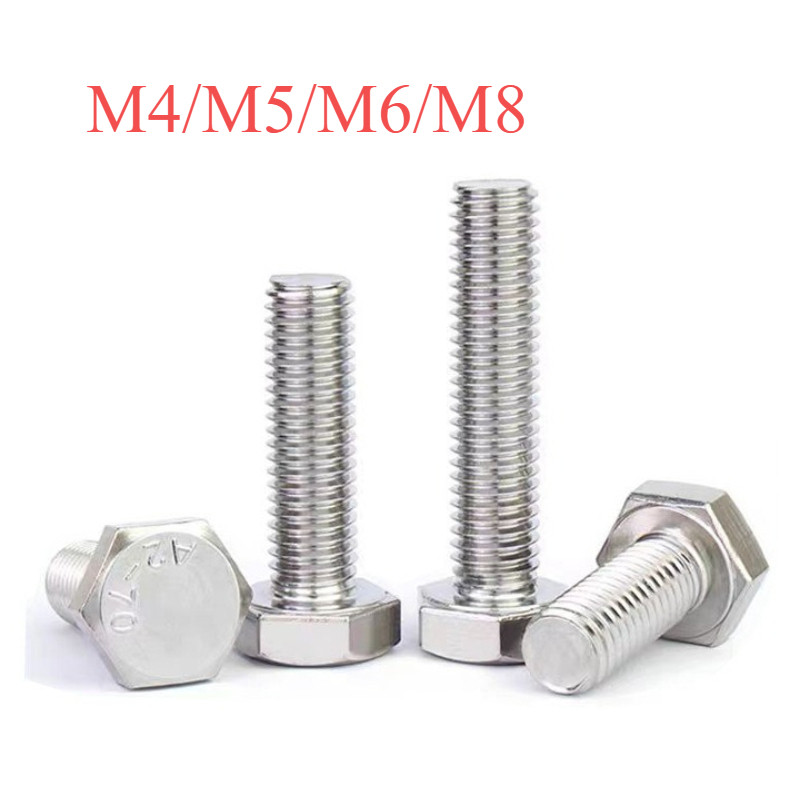 Bulong lục giác ngoài ren ngược inox 304 , Ốc lục giác ren ngược  M4 / M5 / M6 / M8 【 YIYI1】