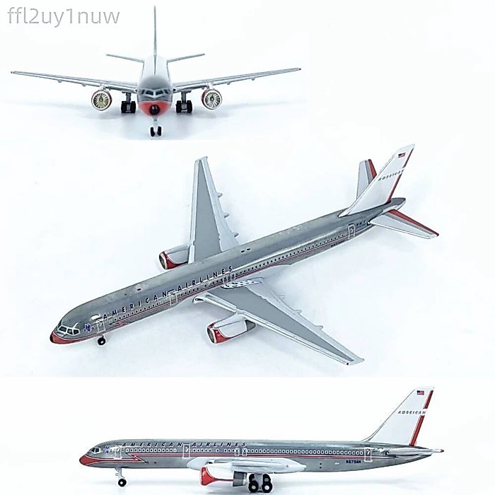 [ HOT Sale ] Mô hình mô phỏng máy bay chở khách Boeing 757-200 của American Airlines, tỷ lệ 1:500,
