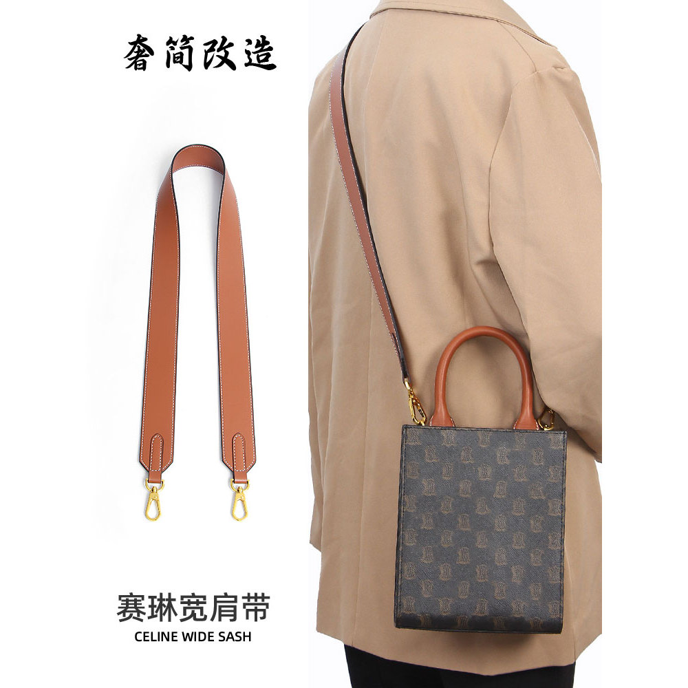Thích hợp cho Celine Triomphe Túi Xô Dây Đeo Vai Rộng Celine Celine Một Vai Nách Đeo Ngang