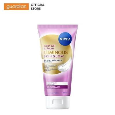 Sữa Rửa Mặt Nivea Luminous Skin Glow Sáng Da Tạo Bọt 150ml | Guardian Việt Nam
