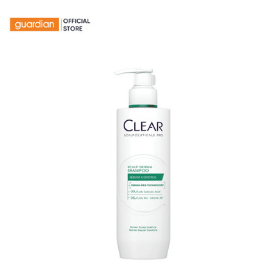 Dầu Gội Clear Derma Kiểm Soát Dầu Nhờn 300g | Guardian Việt Nam