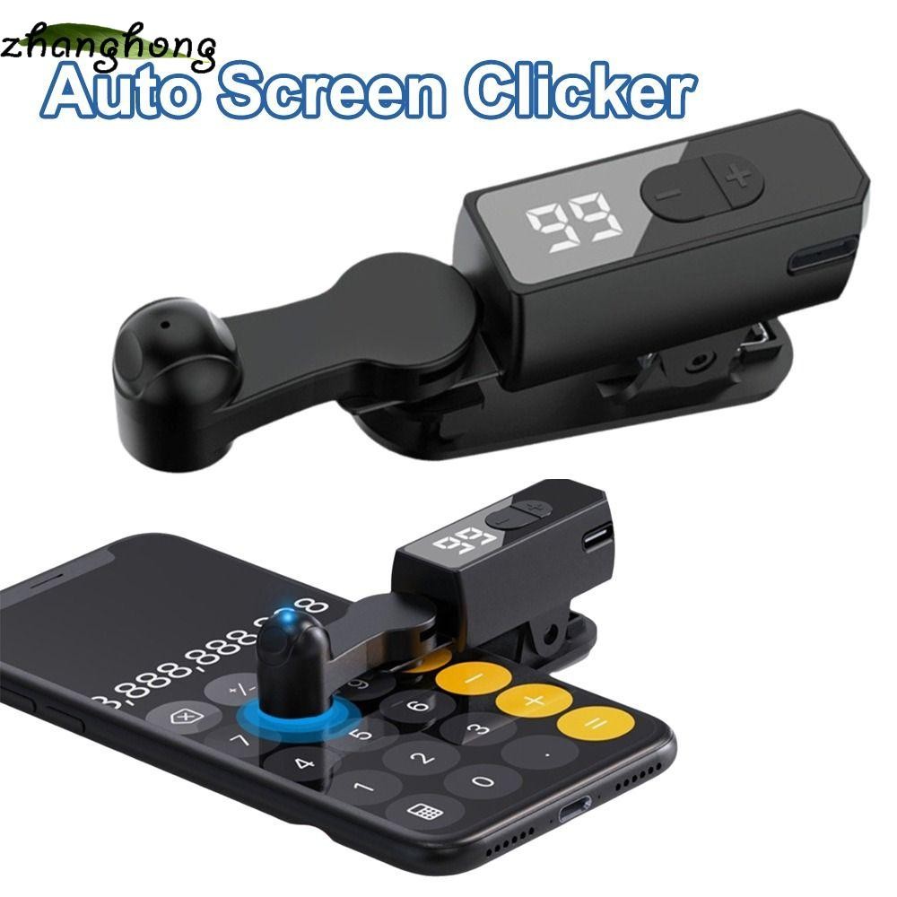 ZHANGHONG Electric Auto Page Turner, Mini USB Auto Screen Clicker, Portable Fast Click 107 Gears ABS