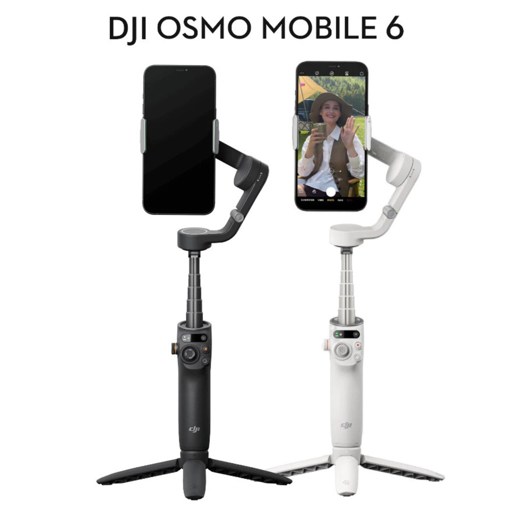 DJI Osmo Mobile 6 – Gimbal chống rung điện thoại gọn nhẹ, có thể kéo dài, vòng zoom mượt Chính Hãng