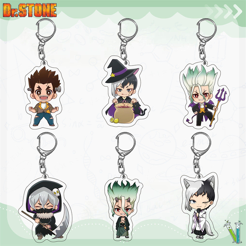 Dr. Stone Cartoon Character Cartoon Acrylic Pendant Hanging Decoration Keychain Fan Merchandise Baby