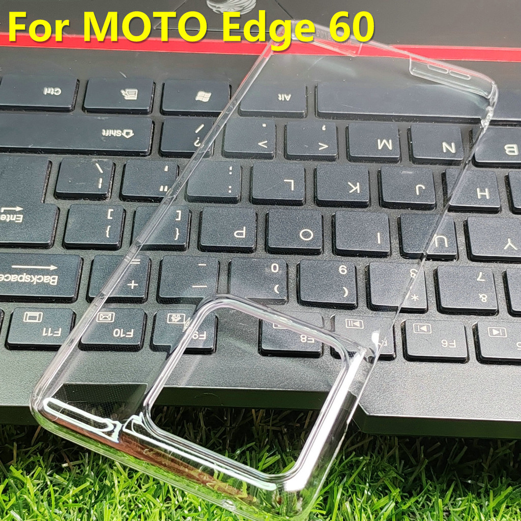 Dành Cho MOTO Edge 60 Pro Fusion G75 G Power 2025 Pha Lê Siêu Mỏng Trong Suốt Không Vàng Vỏ Điện Tho