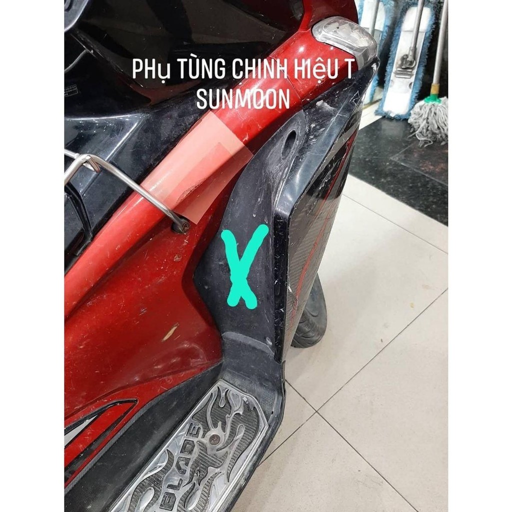 "ốp trước bên trong yếm ab 110 đầu to bò honda, phụ kiện chất lượng cho xe máy"