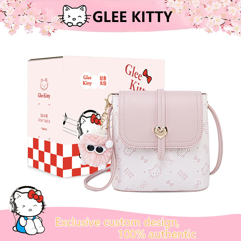 GLEE KITTY Nhẹ Sang Trọng Messenger Túi Nhỏ 2025 Thời Trang Phù Hợp Với Vai Nổi Dung Tích Lớn Túi Đi