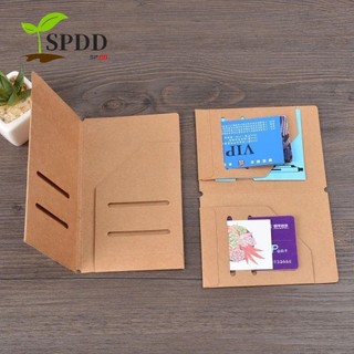 Spdd File Holder School Suppiles Cho Midori Du Khách Giấy Kraft Văn Phòng Phẩm Notebook Nạp Lại Vintage Vé Thẻ Chủ