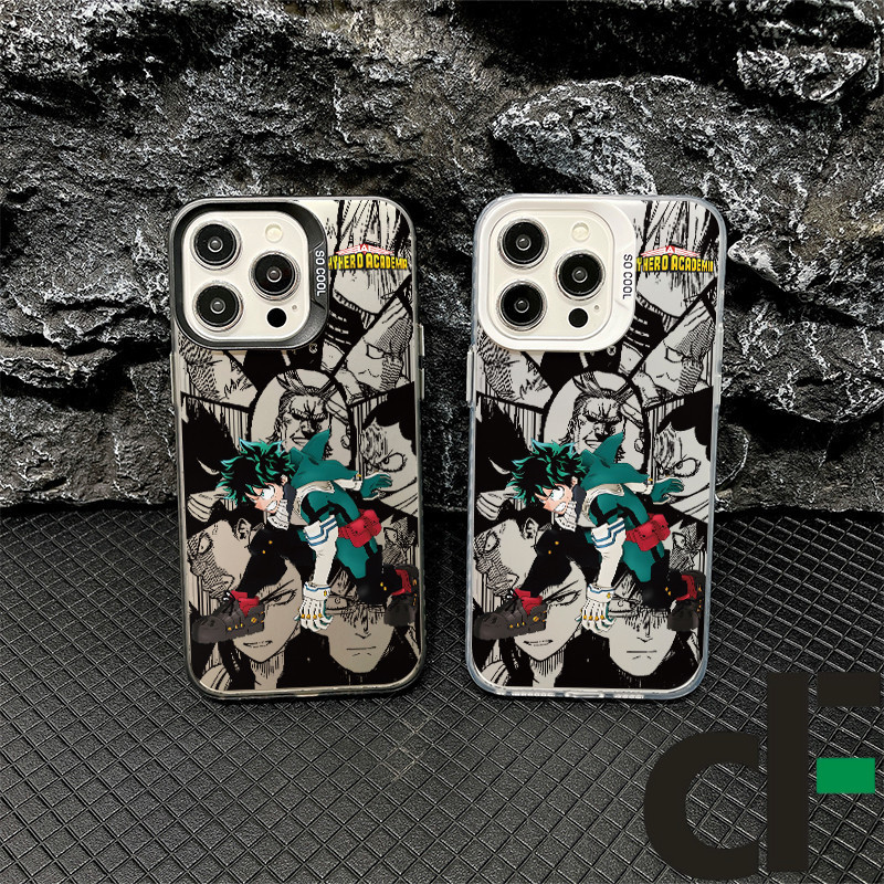 Ốp HERO ACADEMY UV in màu áp dụng cho iPhone 11 12 13 14 15 16 Pro Max SAMSUNG chống rơi mềm vỏ điện