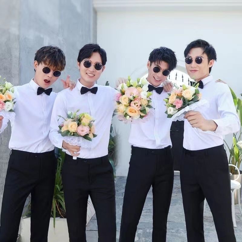 Chổi quần áo phù hợp phong cách phương Tây,ideal cho lễ cưới và áo sơ mi trắng