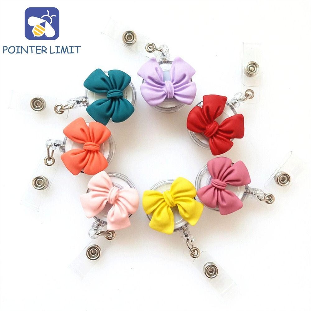 POINTER LIMIT Nurse Badge Reel, Thẻ Tên 3D Flora Có Thể Thu Vào Huy Hiệu, Huy Hiệu Cilp Ngực Thẻ Nhự