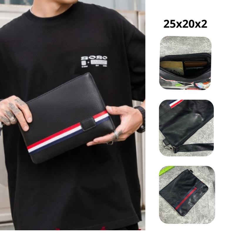 WINDY Ví Túi Da Nam Đa Năng 25x20x2 cm - Thiết Kế Nhỏ Gọn & Tiện Lợi - (tx-0017)