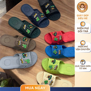  Dép tổ ong nhiều màu Nam Nữ kèm sticker dép đi trong nhà ngoài trời chống trơn trượt siêu nhẹ HQ003 