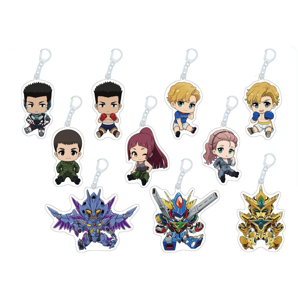 Fans Gifts Charm Anime Charm Brave Bang  Burn Brave Shelley Rolen Acrylic HD Figure Keychain Decorat