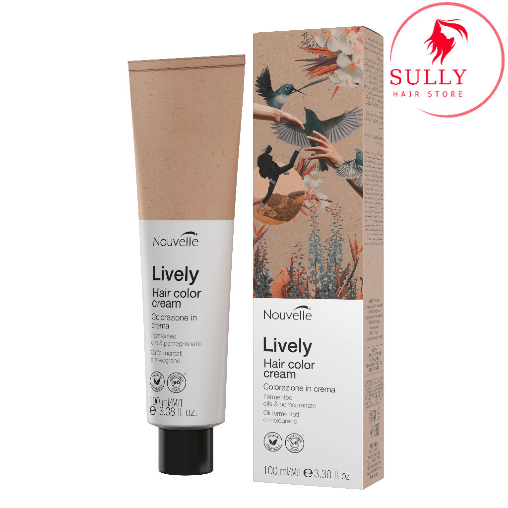 [Sully Hair] Màu nhuộm thuần chay Nouvelle Lively Hair Color - Ammonia FREE 100ml