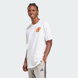 adidas Phong cách sống Áo thun đồ họa Bơ Đậu Phộng và Thạch Trái Cây Nam trắng JW4344