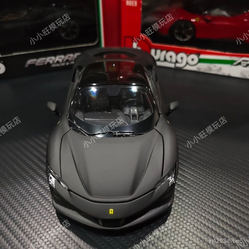 Mô hình xe ô tô Ferrari SF90 Stradale 1:24 Bburago hợp kim xe đua thể thao decor bàn làm việc sỉ