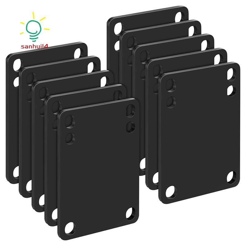 10 Chiếc 3 mm Ván Trượt Riser Tấm Chống Sốc Longboard Rise Miếng Lót Ván Trượt Chống Sốc Mềm Longboa
