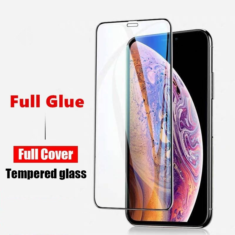 Full Cover Kính Cường Lực Bảo Vệ Màn Hình Cho iPhone 15 14 12 13 Pro max iphone15pro IPhone15 i15 15