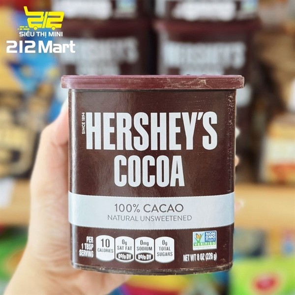 Bột Cacao Hershey's Mỹ 226g