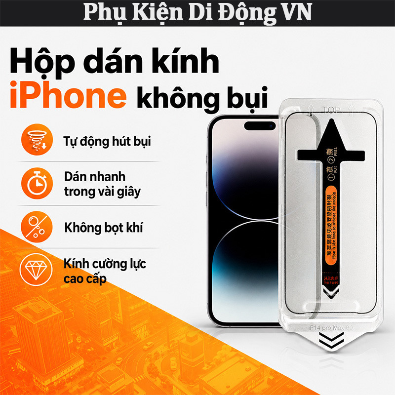 Miếng dán kính cường lực iPhone Tăng độ sáng Chống nổ Chống vân tay Dành cho iPhone 17 Air 16 15 14 