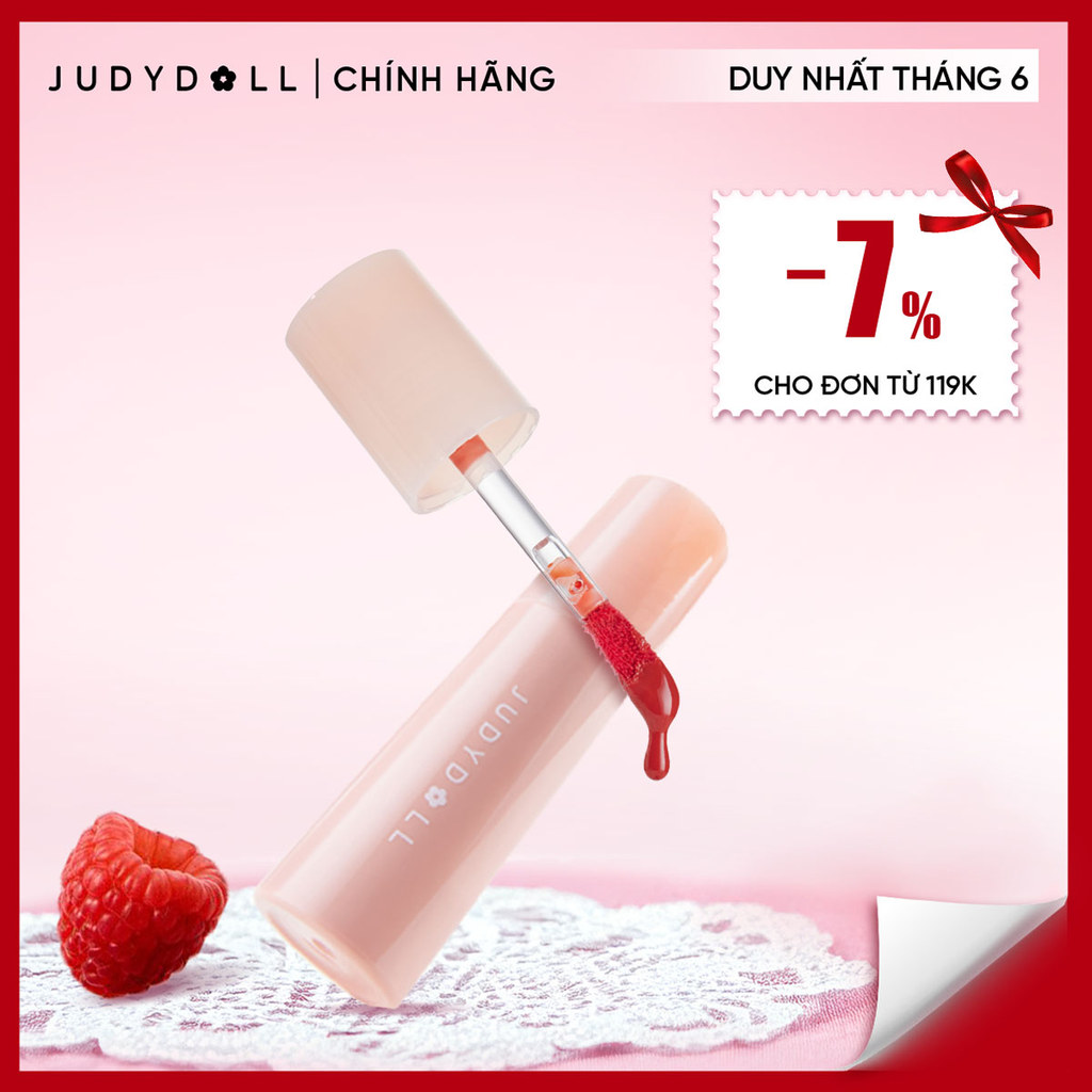 [NEW] JUDYDOLL Son Bóng Dưỡng Ẩm Căng Mọng & Son Ken Bùn Mịn Mờ Vân Môi 3.3g & 2.8g