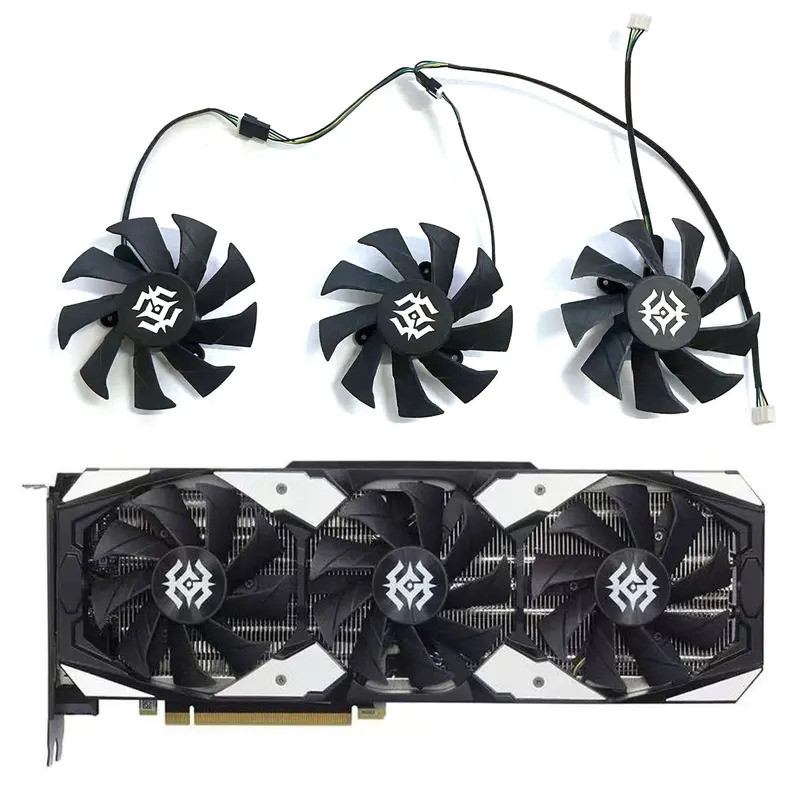 * 85MM 4PIN GA92S2H RTX2080 2080TI Quạt GPU cho ZOTAC RTX 2070 2080 2080TI X-GAMING Card Đồ Họa Thay