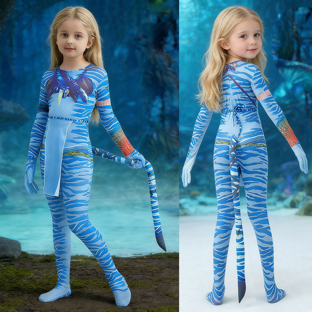 Avatar 3 Lửa Và Tro Avatar3 Cách Nước Trẻ Em Bé Gái Bé Trai Body cos Trang Phục Trình Diễn
