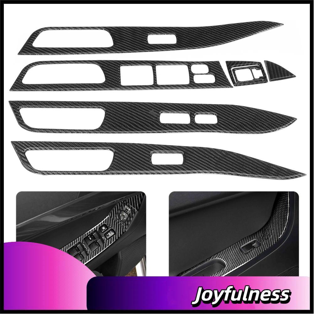 Joyfulness Vui vẻ Tbest 7 chiếc Tấm che cửa sổ bằng sợi carbon Tấm nâng kính Trang trí trang trí Phù