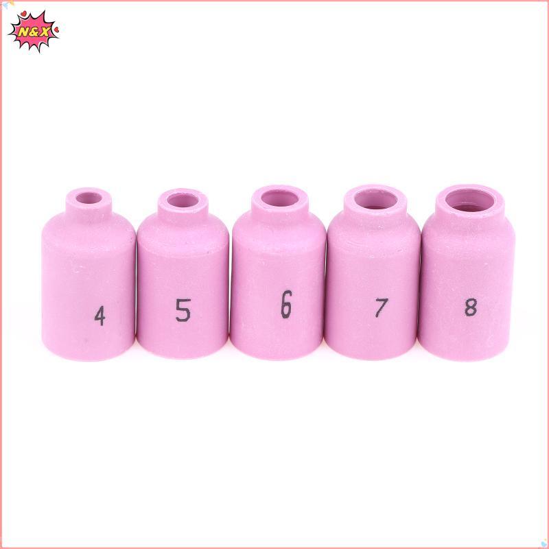 N & X 42mm 54N14 54N15 54N16 54N17 54N18 Vòi phun gốm Alumina cho phụ kiện đèn pin hàn TIG WP17 18 2