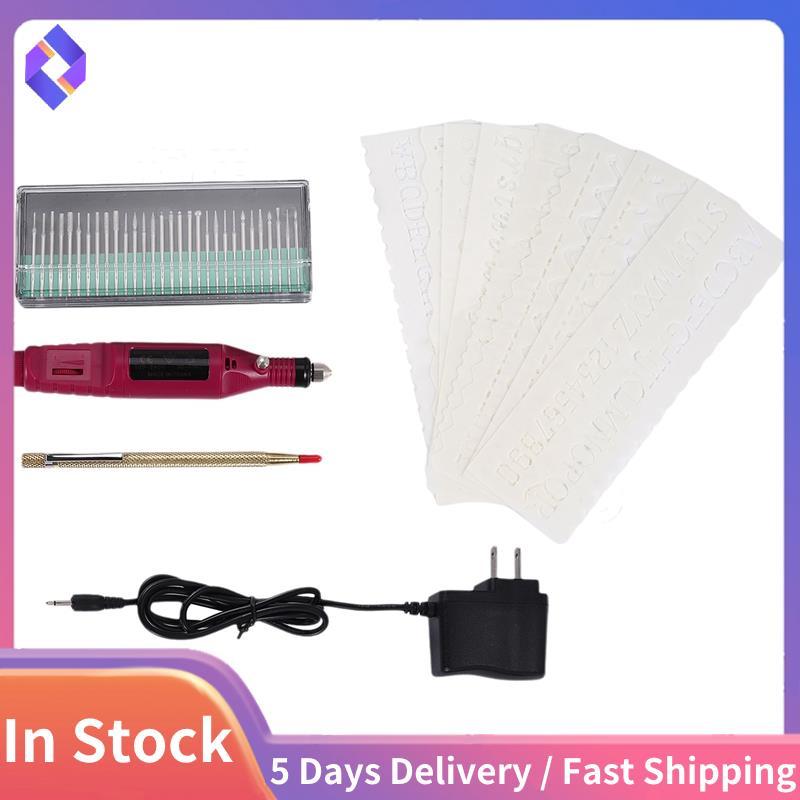 Bút khắc mini bằng điện Bộ dụng cụ khắc tự làm mini cho kim loại Thủy tinh gốm sứ Trang sức gỗ bằng 