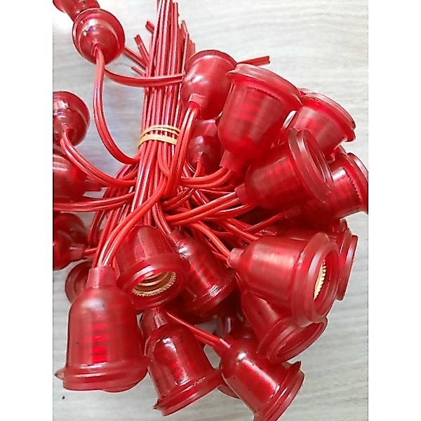 Combo 2 đuôi đèn E12, E14 dùng cho bóng đèn ớt, quả nhót.