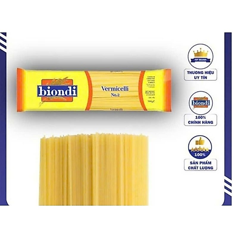MÌ Ý SPAGHETTI  BIONDI 500G (THƯƠNG HIỆU ÚC - SX THÁI LAN)