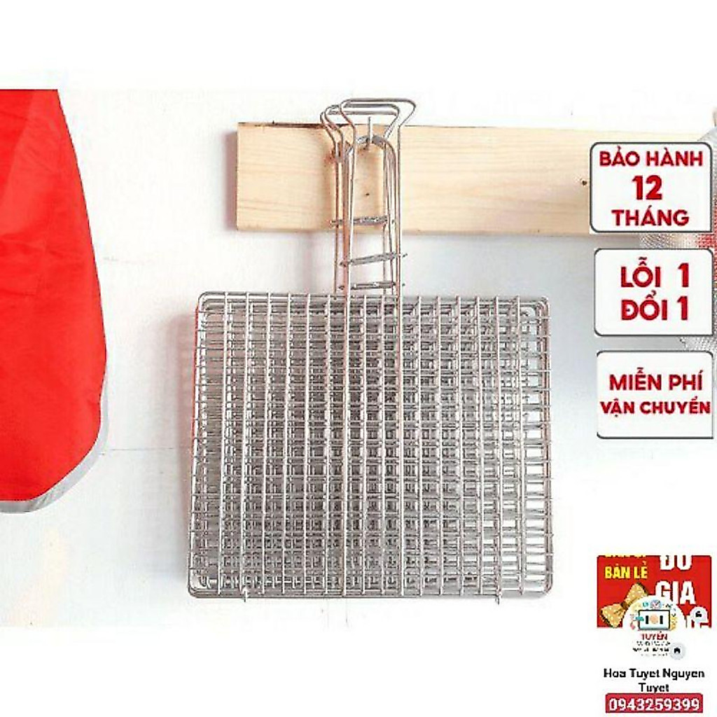 Vỉ kẹp nướng thịt, chả