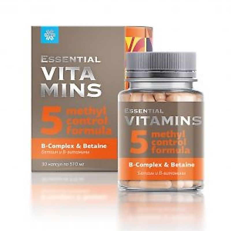 Viên uống B-complex & Betaine hỗ trợ tim mạch, bổ sung vitamin B6, B12, B9 - Siberian Wellness