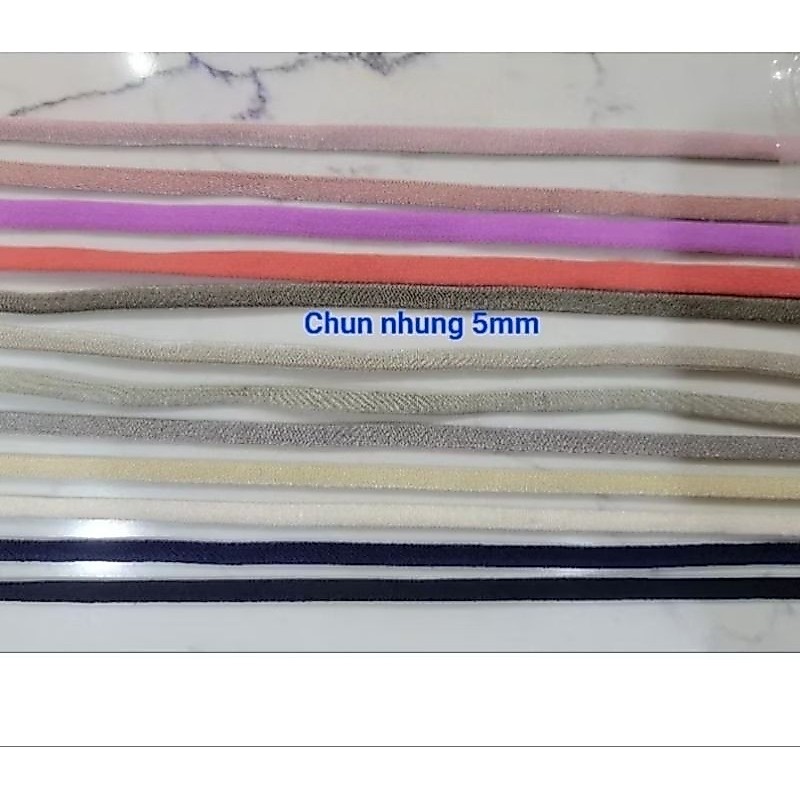 Chun quai nhung 5mm (cuộn 3m)