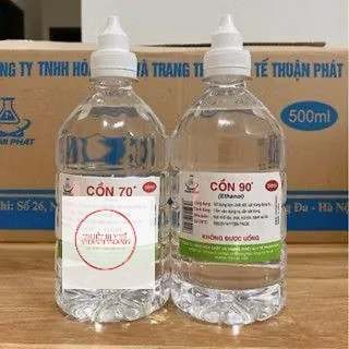 (Giao hỏa tốc) Combo 10 chai cồn y tế 70 độ, 90 độ sát khuẩn, khử trùng vết thương dùng trong spa, làm đẹp